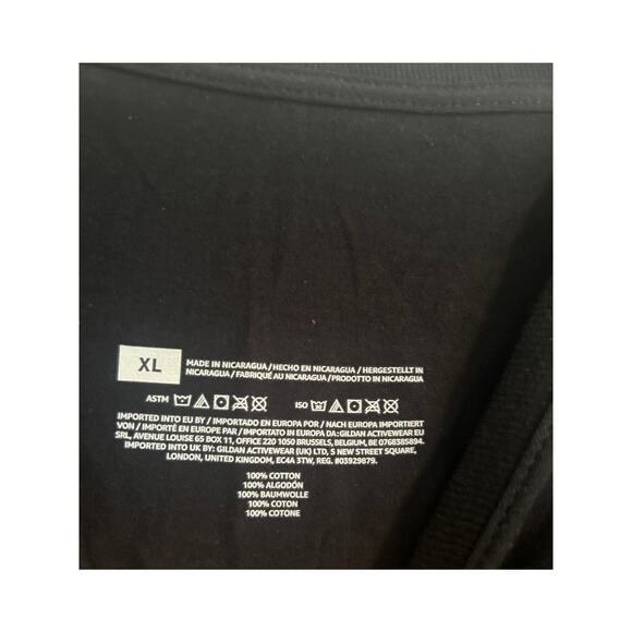 NWOT Women's Black Short Sleeve Tee Shirt Mary J Blige Performer Singer Size XL - Picture 4 of 5